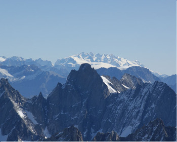 スイスアルプス連山のコピー